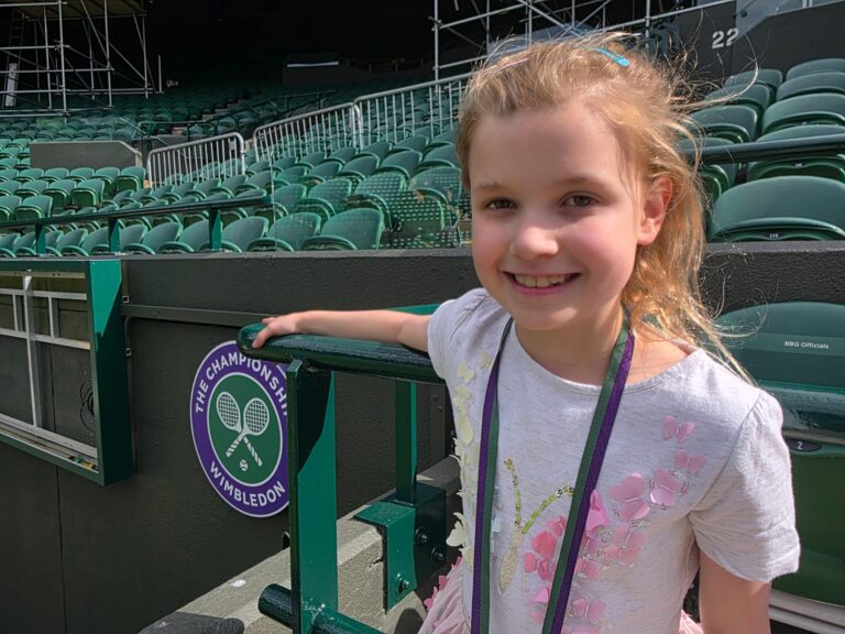Lydia at Wimbledon
